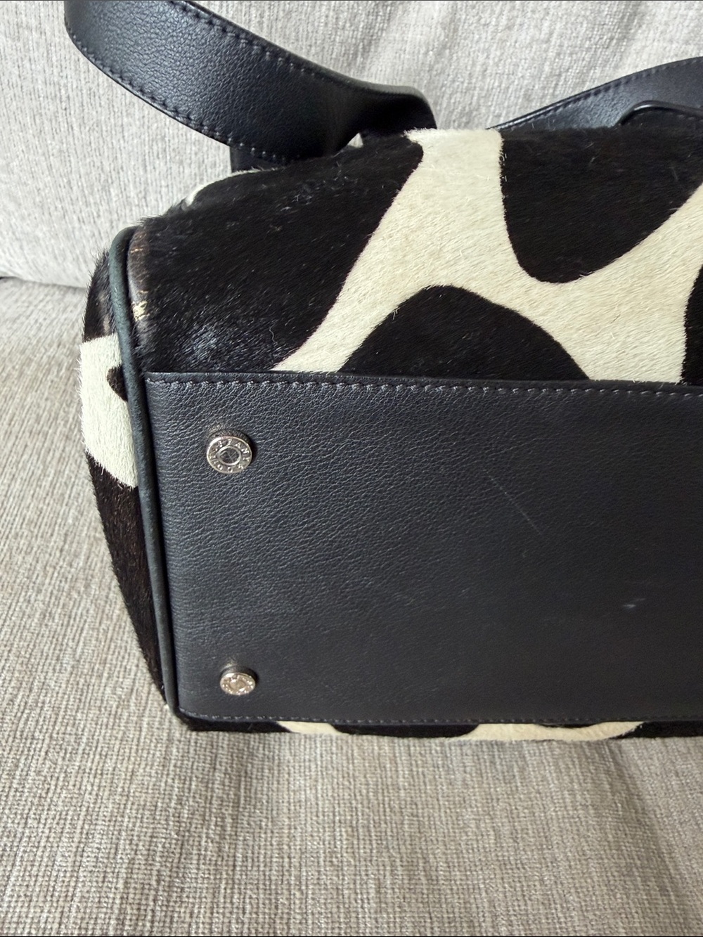 Tiffany & Co. Black and White Ponyhair Shoulder Bag - Picture 8 of 15